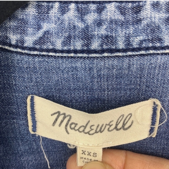 Madewell Denim Shirt Dress - Picture 6 of 6